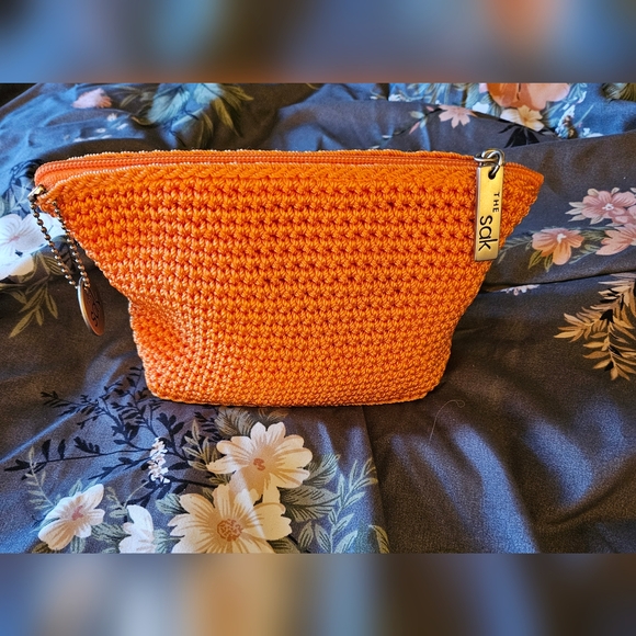 The Sak Handbags - ✨️ The Sak Orange Woven Cosmetic Pouch
